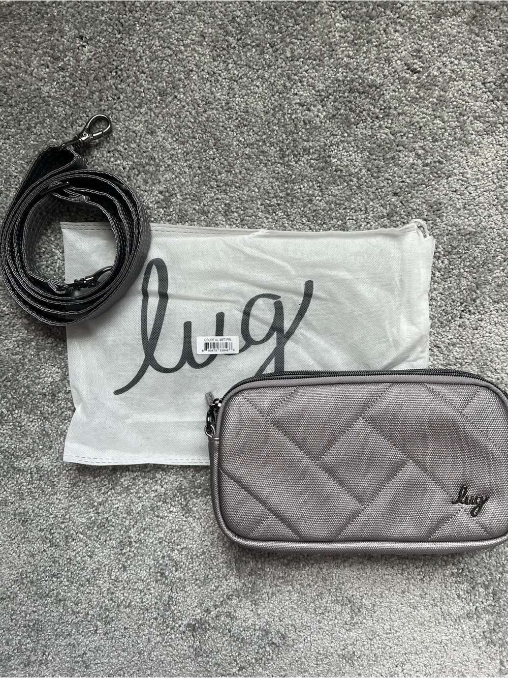 Lug coupe xl Matt luxe metallic pearl NWOT